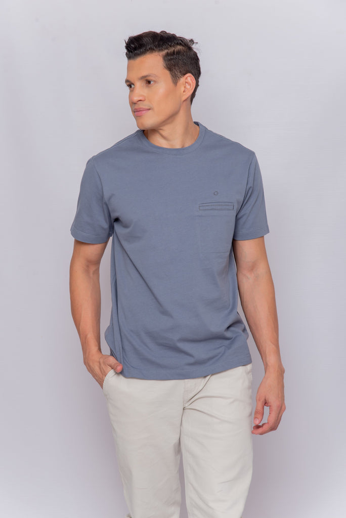 Men's UPF 50 Sun Protective T-Shirt Blue | Soteria