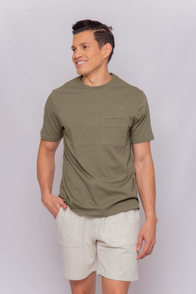 Men's UPF 50 Sun Protective T-Shirt Green | Soteria