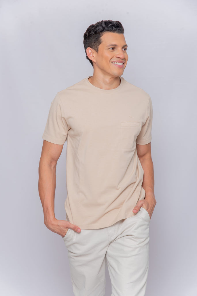 Men's UPF 50 Sun Protective T-Shirt Tan | Soteria