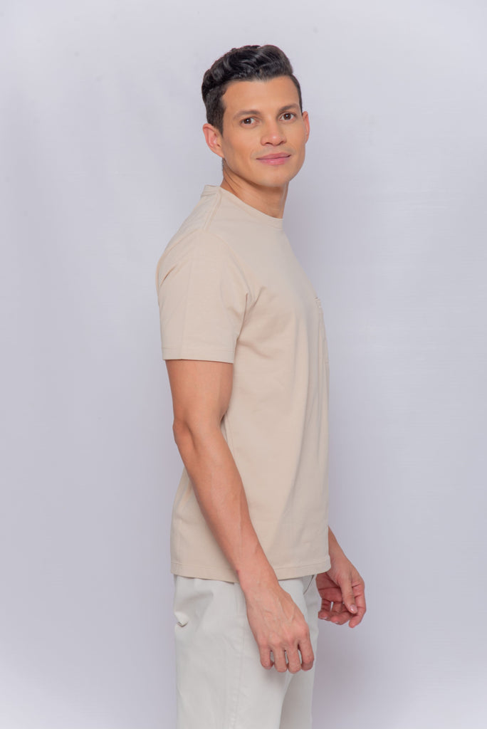 Men's UPF 50 Sun Protective T-Shirt Tan | Soteria