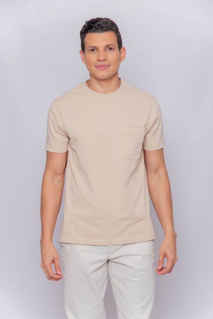 Men's UPF 50 Sun Protective T-Shirt Tan | Soteria