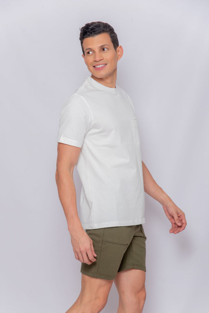 Men's UPF 50 Sun Protective T-Shirt White | Soteria