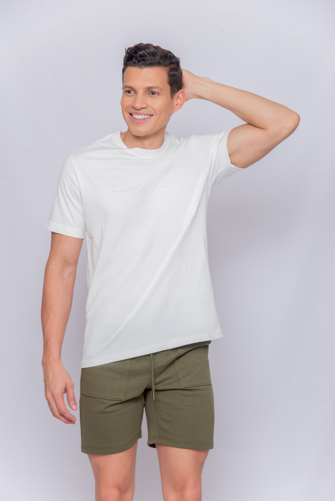 Men's UPF 50 Sun Protective T-Shirt White | Soteria